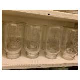 LARGE GLASS CANNING JARS INCLUDING ATLAS, KERR,
