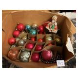 VINTAGE GLASS CHRISTMAS BALLS