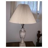 MARBLE BASE TABLE LAMP