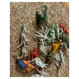 VINTAGE PLASTIC DINOSAURS