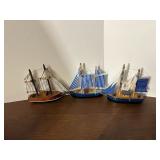 SHIP IN A BOTTLE, LIGHTWEIGHT WOOD SHIP REPLICAS
