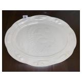 HOUZE GLASS BRAZIL TURKEY PLATTER