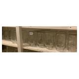 LARGE GLASS CANNING JARS INCLUDING BALL AND ATLAS