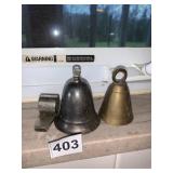 MUSICAL BELL, BRASS BELL, WHISTLE