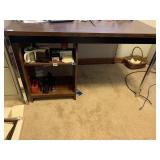 METAL AND FORMICA TABLE, 46X30