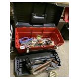 TOOLBOX WITH LIFT OUT TRAY, SOLDER, C CLAMP,