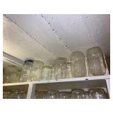 LARGE GLASS CANNING JARS INCLUDING BALL AND ATLAS
