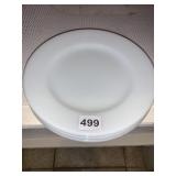 PYREX MILK GLASS PLATES