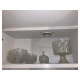 GLASS SERVING BOWLS, BERRY BOLS, COVERED CANDY