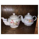 ENGLISH ELEGANCE TEA POT AND ARTHUR WOOD TEA POT