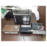 GENERAL ELECTRIC ANSWERING MACHINE, AM/FM RADIOS