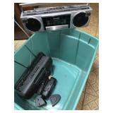 PANASONIC BOOMBOX, GPX BOOMBOX AND MINI RADIO