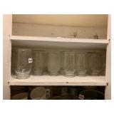 LARGE GLASS CANNING JARS INCLUDING BALL AND ATLAS