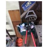 LOPPERS, GLOVES, HOSE HANGER, PUSH BROOM HEAD,