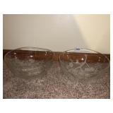 JAPANESE CHERRY BLOSSOM GLASS SERVING BOWLS