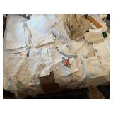 EMBROIDERED DRESSER RUNNERS, DOILIES, ETC.