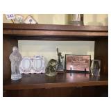 GLASS MADONNA, BUNNY, PICTURE FRAME, NEW YORK