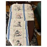 LINEN DAYS OF THE WEEK EMBROIDERED HAND