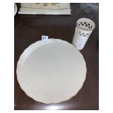 LENOX SERVING PLATTER AND VASE
