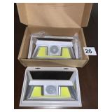 SOLAR POWERED MOTION SENSOR LIGHTS