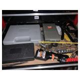 DRILL BITS, SOCKETS, DRILL BIT SET IN CASE,