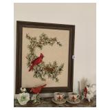 ROYAL CARLTON CARDINAL WITH CHIP, LILY CREEL