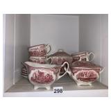 JOHNSON BROS TEA POT SERVICE FOR 4 INCLUDING