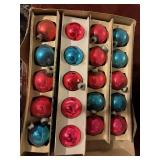 VINTAGE GLASS CHRISTMAS BALLS