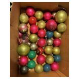 VINTAGE GLASS CHRISTMAS BALLS