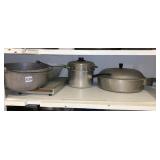CLUB COVERED PAN, DOUBLE BOILER, HOT PLATE