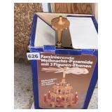 3 TIER GERMAN WEIHNACHTS PYRAMIDE WINDMILL