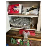 CHRISTMAS LIGHTS, HOOKS, GARLAND, ANGELS,