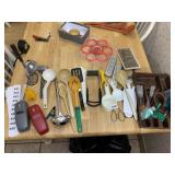 CAN OPENERS, JARRING TONGS, GRATERS, FLIPPERS,