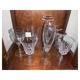 WINE GLASSES AND CHAMPAGNE GLASSES