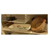 HAND PAINTED MADE IN ITALY BAKING DISH WITH