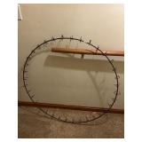 LARGE WIRE HOOP WITH HOOKS
