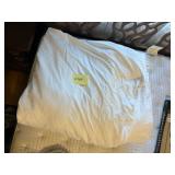 QUEENS SIZE FEATHER COMFORTER WITH DUVET COVER