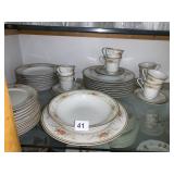 MIKASA FINE CHINA WINDSOR SET, SERVICE FOR 9 PLUS