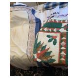 QUILTED THROW BLANKET, TABLECLOTH