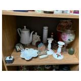 CHINA COFFEE SERVER, TRINKET DISH, ANGELS