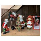 KREISS CERAMIC SANTA MADE IN GERMANY, CLOTH