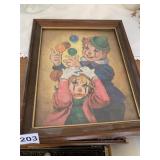 CLOWNS BY LEE NO 312 8X10 IN FRAME