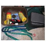 TENNIS BALLS, BIKE LOCKS AND FURNITURE MOVERS