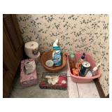 TOILET PAPER, NAPKIN HOLDER, BASKET, CLEANING,