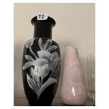 JAMESTOWN CHINA BLACK VASE