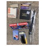 NEW LINT ROLLER, DRYER BRUSH, BOOK LIGHT, CAR