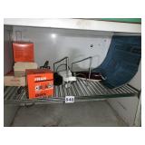 OIL FILTERS, SANDPAPER, HAIR CLIPPERS, AIR FILTER