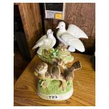 ROYAL CROWN DOVE FIGURINE, MUSIC BOX