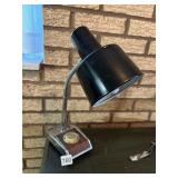 MCM GOOSE NECK DESK *DIMMER* LAMP WITH CHROME AND