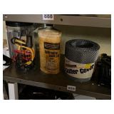 BUNGEES, GUTTER COVER, IRON SCONCE, FIRE